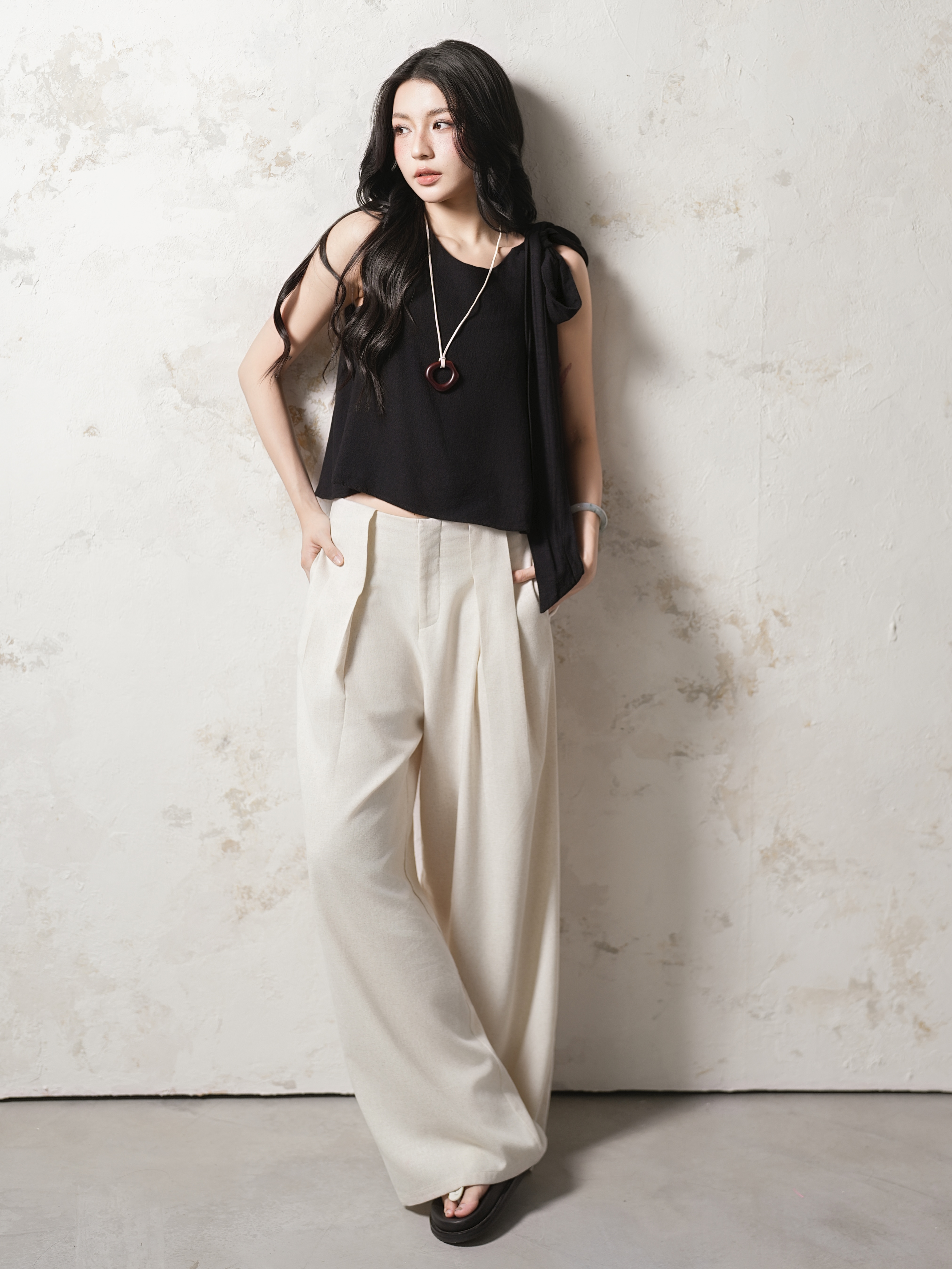 NAGI PANTS (quần linen ống rộng)